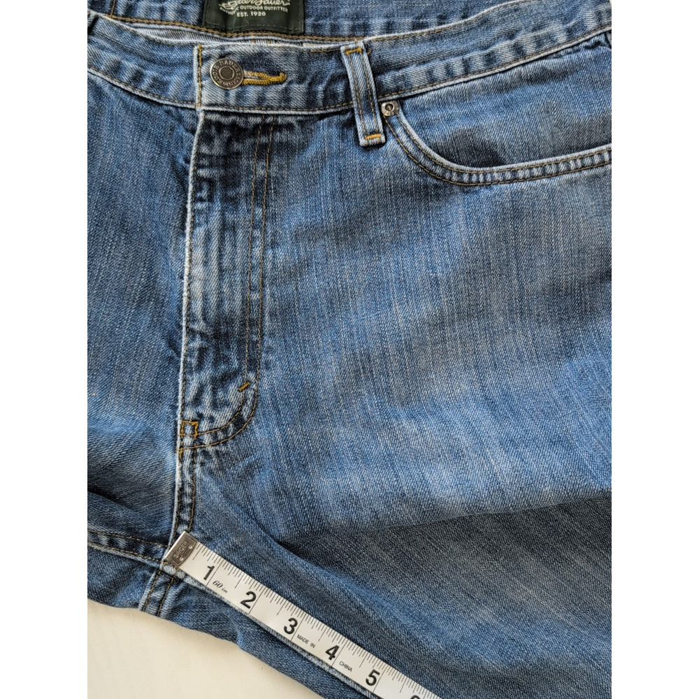 Eddie Bauer Straight Leg Jeans Men 34x30 Blue Denim Original Fit 100% Cotton - Picture 12 of 16